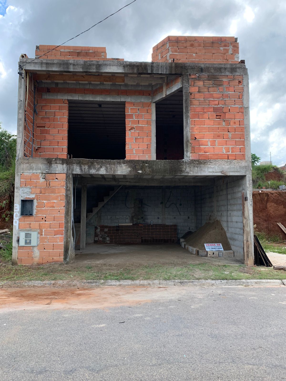Avanço da obra - Andamento