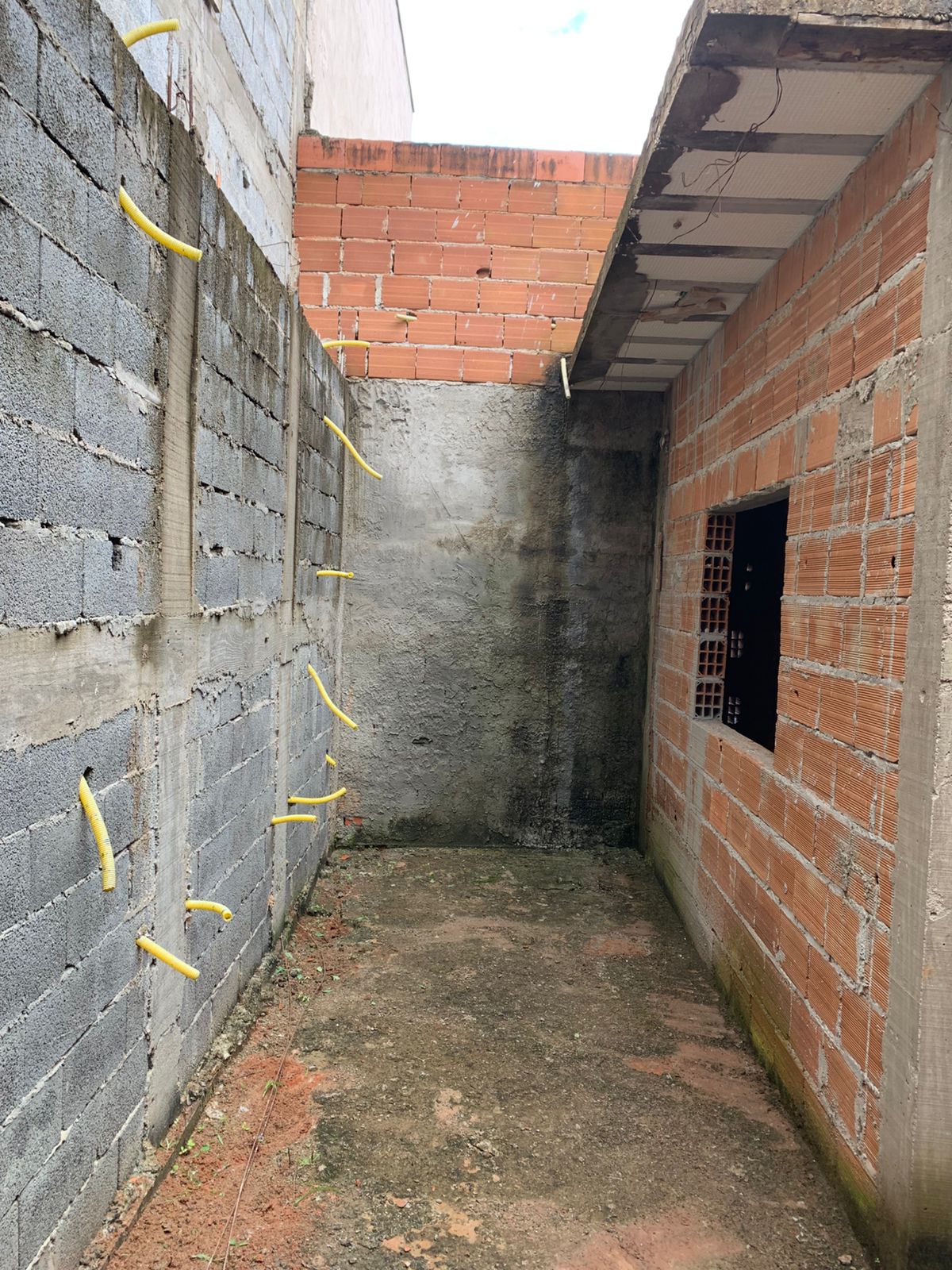 Avanço da obra - Andamento