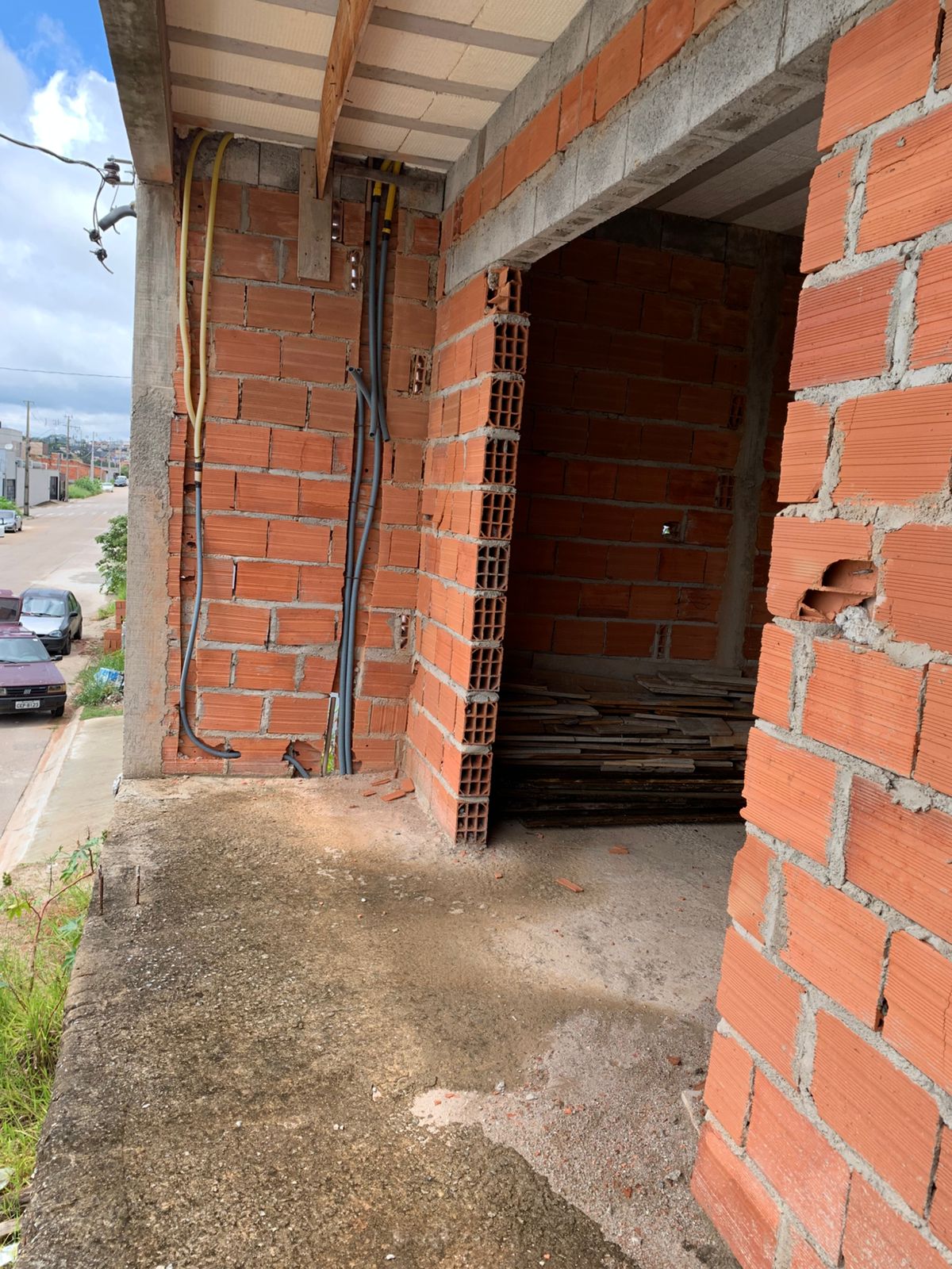Avanço da obra - Andamento