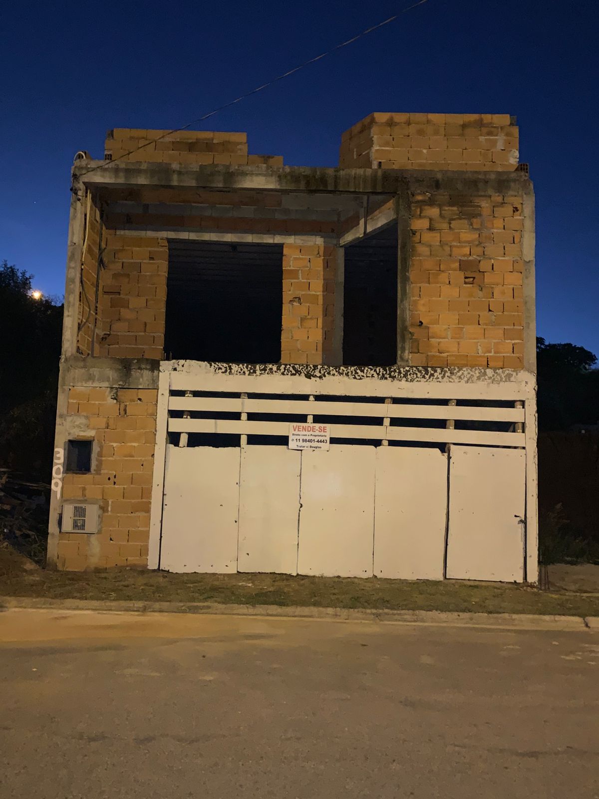 Avanço da obra - Fachada